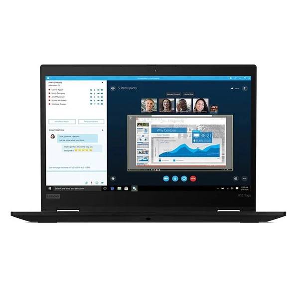لپ تاپ لنوو مدل ThinkPad X1 yoga - استوک | بهمراه کیف لپتاپ + آنتی ویروس اورجینال یکساله + برچسب کیبورد + ویندوز و تمام نرم افزارهای کاربردی